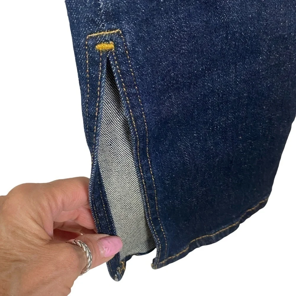 NWT Anthropologie Pilcro the slit straight jeans high rise size 25